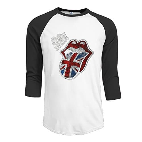 for Men Rolling Stone Three-Quarter Sleeve Raglan Sleeves Personalized T Shirts