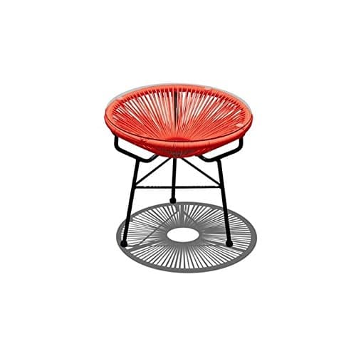 Harmonia Living Acapulco Side Table, Small, Atomic Tangerine