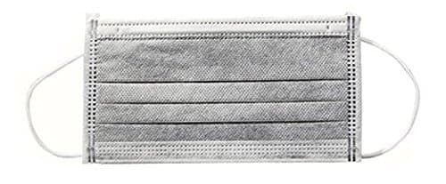 Xinhe Disposable Earloop Medical Surgical Four Layer Activated Carbon Filter Face Masks,Pack of 100