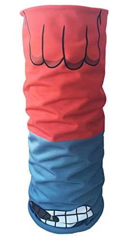 DryBuff Unique Two Way Design. One Buff - Two Characters. Can Serve as Outdoor Face Shield,Mask,Headband,Bandana,Neck Gaiter,Balaclava,Neck Warmer,Helmet Liner and Scarf (Bender & Zoidberg)