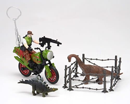 Mighty Wheels Motorcycle Rescue Dinosaur Play Set