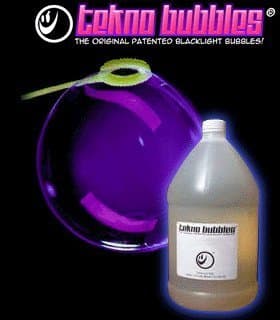 Tekno Bubbles - Blue UV Blacklight Reactive - Half Gallon - 64 Ounces by Tekno Bubbles