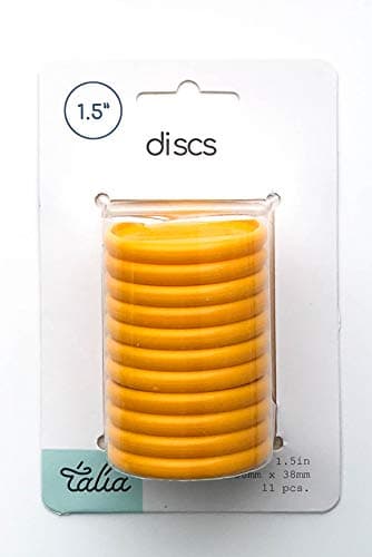 Talia Discbound Notebook - Discs (BBQ Mustard, 1.5inch)