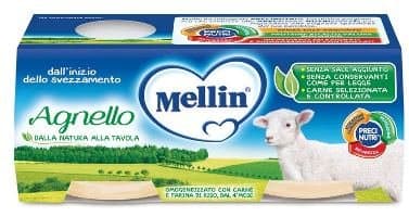 Mellin Omog Agnello 2x80g