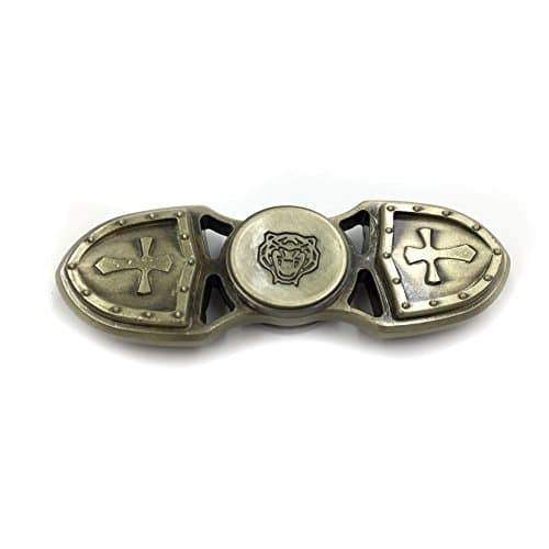 EDC Spinner WOODFONE Fidget Triangle Hand Spinner ADHD Focus Toy,Ultra Durable High Speed 1-6 Minutes Spins Hand Spinner with Premium Ceramic Bearing (Antiqued)