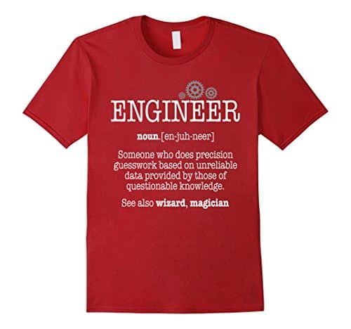 Men's Funny Engineer Definition Trust Me I'm An Engineer T-shirt Medium Cranberry