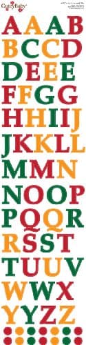 CuteyBaby Removable Wall Decals, ABC's Lettering