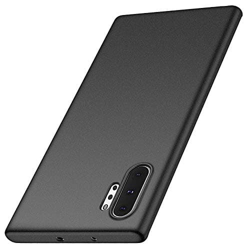 Kqimi Case for Samsung Galaxy Note10 Plus [Ultra-Thin] Premium Material Slim Full Protection Cover for Samsung Galaxy Note10+/Note10 Plus 2019(Gravel Black)
