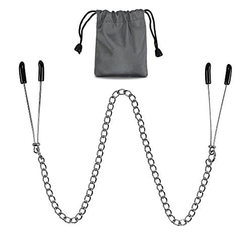 New Adjustable Tweezer Nipple Clamps(Silver)