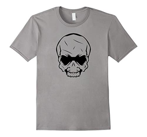BLACK EVIL PHANTOM SKULL DEATH MASK T-SHIRT