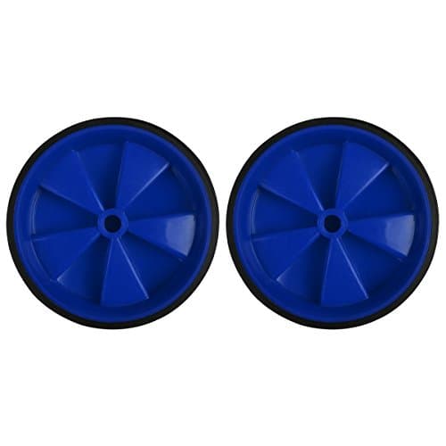 Herbalcandybox 1 Pair 4.33 Inch Kids Bicycle Training Replacement Wheels for 12-20 Inch Kids Bike, Blue
