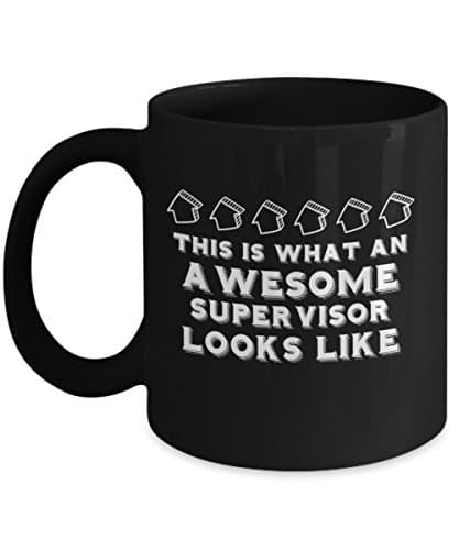 Funny AWESOME SUPERVISOR Mug-Unique Coffee/Tea Cup-Perfect Gift Idea for Family and Friends