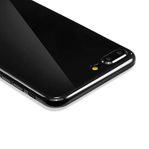 iPhone 7/8 Plus Case, MANUKA 【Skin Series】Thin Sleek Snug Fit PP Naked Phone Texture Gloss Hard Case Cover for iPhone 7 plus(2016)/8 plus(2017) 5.5 Jet Black