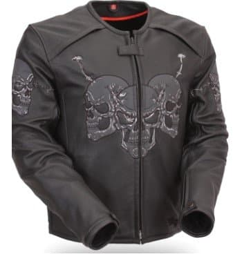FMC Men's Raceway Skull Jacket (Large)