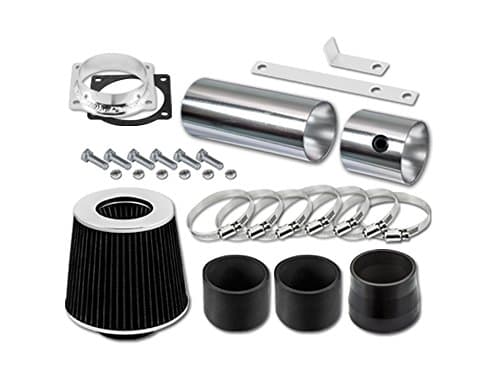 RL Concepts Black Short Ram Air Intake Kit + Filter 94-96 for Ford F-150 Bronco with 5.0L / 5.8L V8