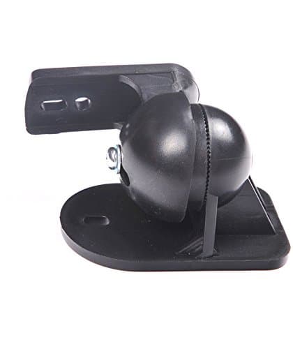 2 pcs Black Universal Adjustable Surround Sound Wall Speaker Mount Bracket