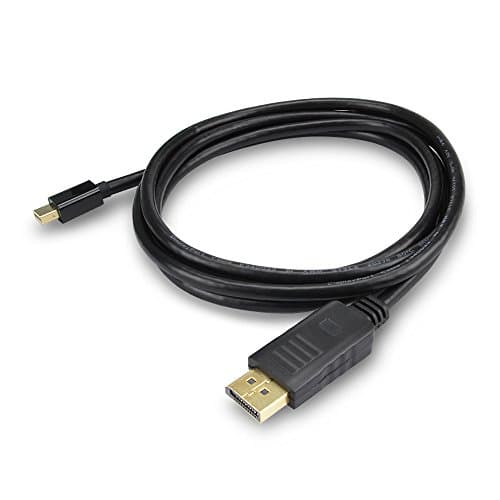 Mini DP to DP Cable , CoocoTech Mini Displayport to Displayport Cable 6ft/1.8m