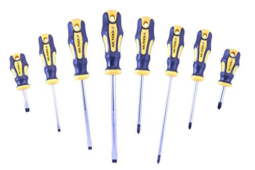MLTOOLS 8-Piece Magnetic Tip Screwdriver Set VS336