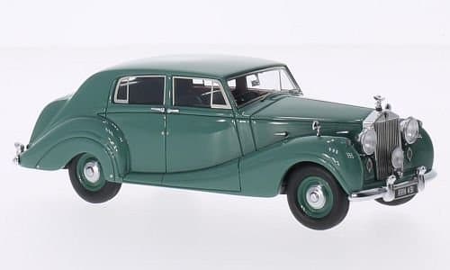 Rolls Royce silver Wraith James Young, green, 1949, Model Car, Ready-made, GLM 1:43