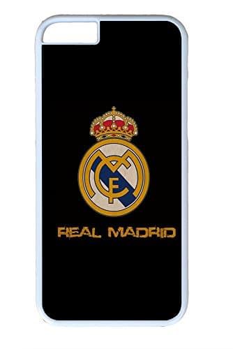 iPhone 6 Case - White Hard PC Designer Case for Your Apple Phone - Latest Stylish Real Madeid Design For iPhone 6 4.7inch
