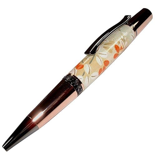 Yuzen Cascadia Ballpoint Pen, Hand Turned