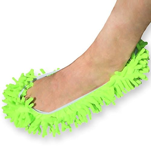 Chenille Wash & Dust Microfiber Mitt - Premium Scratch-free Used for Car, Home, Electronics, Windows (Lime - Foot)