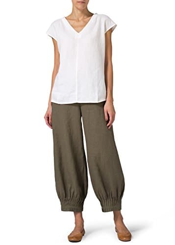 Vivid Linen Perfect Cap Sleeve Top