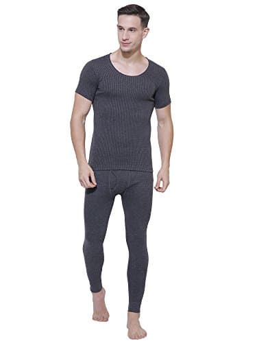 Bodycare Anti-Bacterial Melange Solid Men Thermal Top
