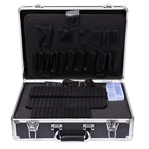 Aluminum Tool Box with Pre-Scored Foam Insert Hard Briefcase Lockable Metal Tools Organizer …
