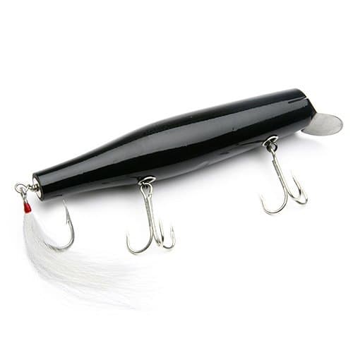 Stan Gibbs Lures Danny Surface Swimmer Black 6.5" 2 1/4oz