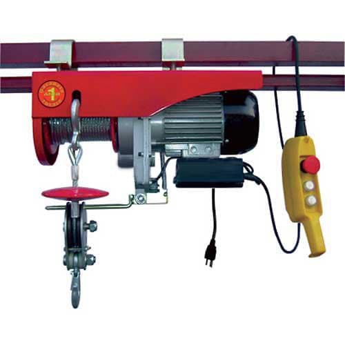 Powered Wire Rope Winch 2000 Lb. Capacity for Shop CraneTM Overhead Cranes