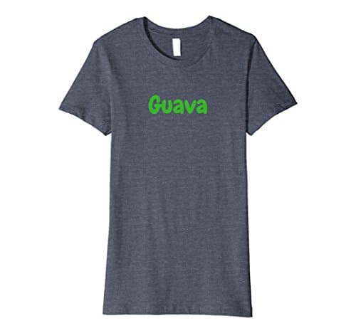Womens Guava Fruit T Shirt Medium Heather Blue