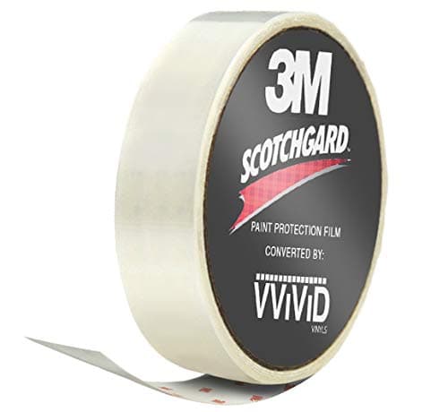 VViViD 3M Clear Scotchgard Paint Protector Vinyl Wrap 2 Inch Wide Tape Roll (2 Inch x 48 Inch)