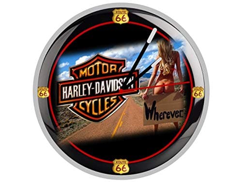 The Wand Company Harley Davidson Wall Clock