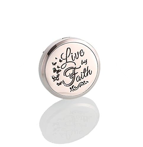 Unique Hypo-allergenic Essential Oils Diffuser Locket / Carving Aromatherapy Round Pendant Car Interior Decoration