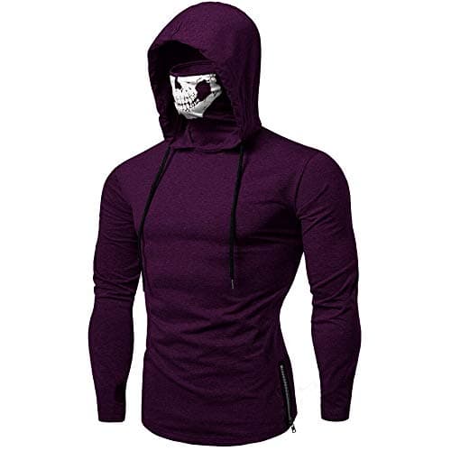 GOVOW 2018 Ultra-Modern Design Mens Skull Mask Pullover (Excluding The Skull Mask Cotton Project)