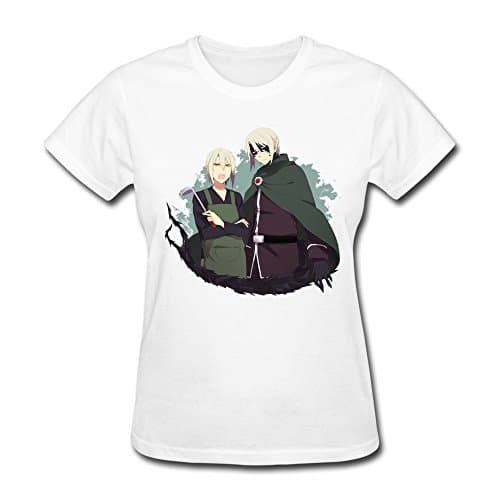 Sept Generic Women's Ashiya Shirou - The Devil Is A Part Timer T-shirt White