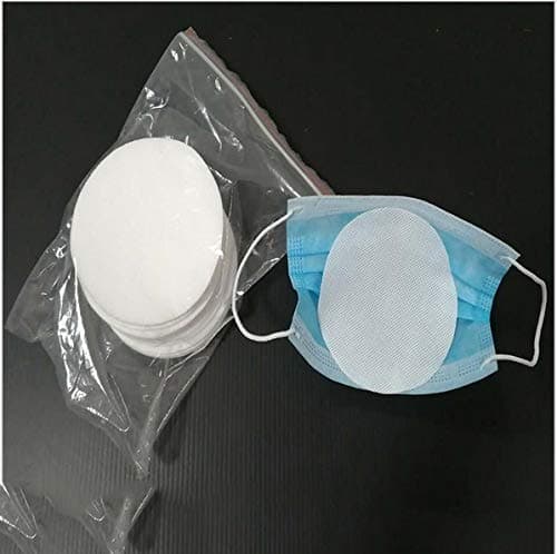 KFiAQ 100PC Disposable Mask Gasket Filter Universal Replacement Sheet Non-Woven Mask Gasket Replacement Gasket Mask Patch