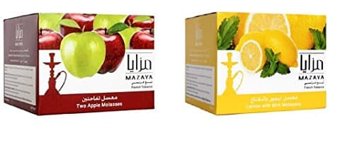 MAZAYA ( LEMON MINT &amp;TWO APPLE )- Pack- 250g …2 PACK ( TOTAL 500g )