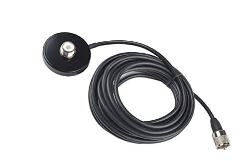 Mini-Mag-SO239 UHF PL-259 2" Magnet Mount Mag Mount 16 feet Antenna Cable Roof or Trunk for Mobile Radios PL259 Connector for Yaesu Kenwood HYT Vertex Icom Mobile Radios