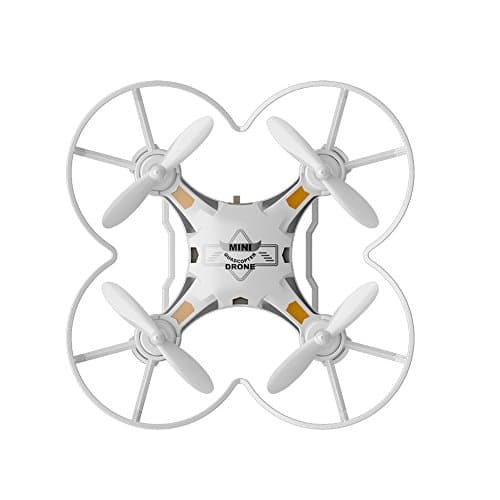 White Drone 2.4G 6 Axis Nano Mini Size Pocket Done Kit Quadcopter 124 Radio Control Rc Cheap and Affordable Toy with Drone Accessories and Parts for Hobby, Beginners, Kids and Teens