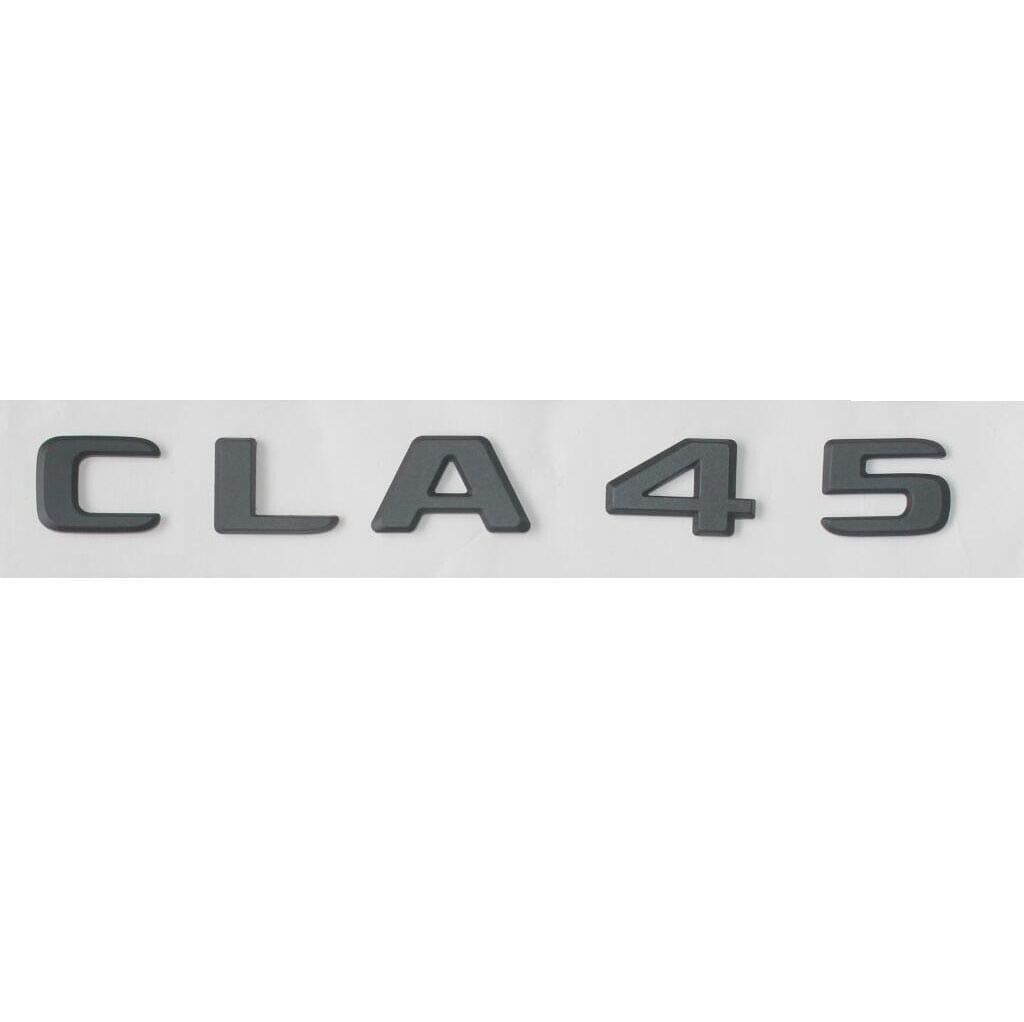 Black Trunk Letters Number CLA 45 Emblems Badges for Benz CLA45 AMG