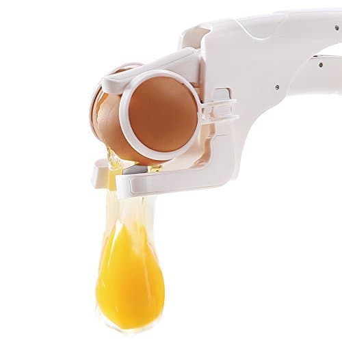 zanmini Egg Cracker and Separators Practical,Egg Opener Divider Convenient Eggshell Cutter Separate Egg Whites Yolk Shell,Kitchen Gadget with Dishwasher Safe,Best Gift for Family