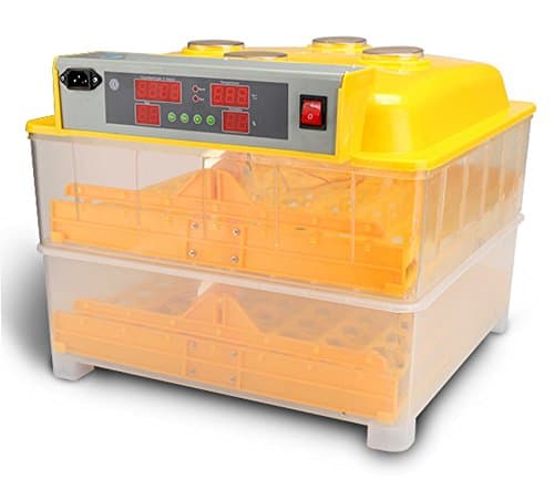 [US Stock]Gracelove Automatic Egg Incubator Poultry Hatcher Brooder Automatic Egg Turning Chicken 112 Eggs 110V