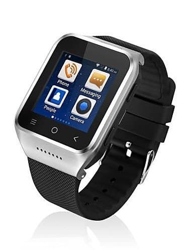 ZGPAX? S8 Bluetooth 4.0 Smart Bracelet Watch (Android 4.4, 3G WCDMA, GPS, WiFi, Android Apps, HD Camera etc), silver