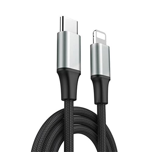 USB C to Lightning Cable, 3.3FT Braided USB Type C to Lightning Charging Cord Sync &amp; Data Cable for iPhone 8/8Plus/ iPad/ New MacBook/ Chromebook Pixel/ HP Pavilion or more devices