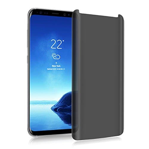 Galaxy S9 Screen protector, First protection S9 Privacy Tempered Glass Anti-Spy [3D Curved][Case Friendly] Screen Protector Shield For Samsung Galaxy S9 (Transparent)