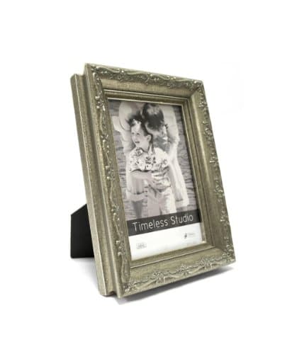 Timeless Expressions Liza Tabletop Frame with Easel, 5 x 5", Silver