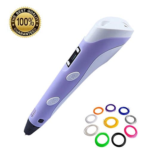 Jabond 3D Pen Printer Art & Craft Making Tool with PLA Filament and LCD Screen Temperature Adjustable Doodling Drawing Pen