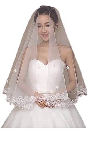 One Layer 1.5 m Short Bridal Veil Ivory Bride Wedding Accessories